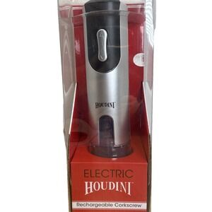 Houdini Rechargable Corkscrew Wine Bottle Opener Tested, Gift Present